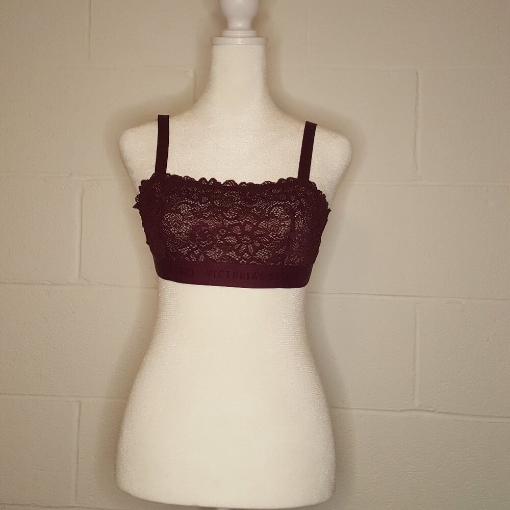 Burgundy Wireless Bra/ Bralette
